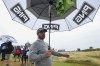 Thriston Lawrence of South Africa walks to the 14th tee during his third round of the British Open Golf Championships at Royal Troon golf club in Troon, Scotland, Saturday, July 20, 2024. (AP Photo/Scott Heppell)