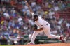 Boston Red Sox pitcher Kenley Jansen delivers a pitch to a Kansas City Royals batter in the eighth inning of a baseball game, Sunday, July 14, 2024, in Boston. (AP Photo/Steven Senne)