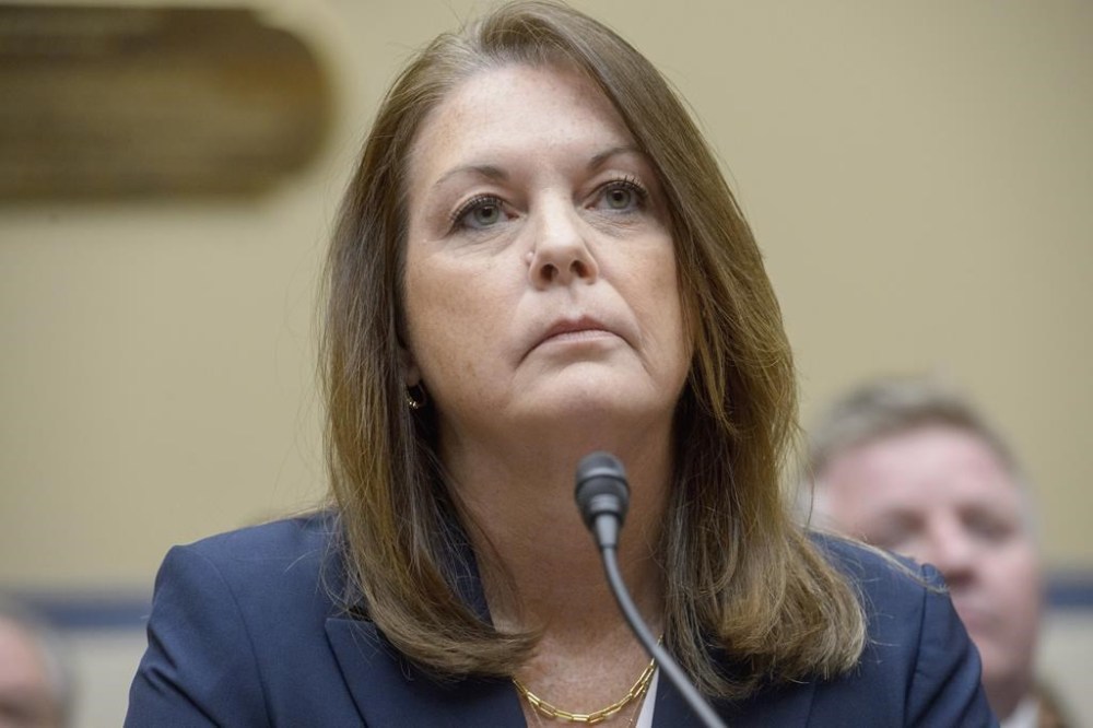 U.S. Secret Service Director Kimberly Cheatle testifies before the House Oversight and Accountability Committee about the attempted assassination of former President Donald Trump at a campaign event in Pennsylvania, at the Capitol in Washington, Monday, July 22, 2024. (AP Photo/Rod Lamkey, Jr.)