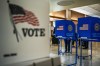 FILE - A voting center is pictured during early voting in the states' presidential primary election, March 26, 2024, in Freeport, N.Y. Even before President Joe Biden's withdrawal from the 2024 presidential race, allies of former President Donald Trump floated the possibility of suing to block Democrats from having anyone other than Biden on the ballot in November. But election administration experts say the timing of Biden's exit makes it unlikely that any Republican ballot access challenges will succeed, with some calling the idea 