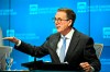 Governor of the Bank of Canada Tiff Macklem participates in a news conference on the bank's interest rate announcement, and the release of the quarterly Monetary Policy Report, in Ottawa, on Wednesday, July 24, 2024. THE CANADIAN PRESS/Justin Tang