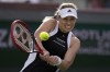 FILE - Angelique Kerber, of Germany, returns a shot against Veronika Kudermetova, of Russia, at the BNP Paribas Open tennis tournament in Indian Wells, Calif., Sunday, March 10, 2024. Three-time Grand Slam champion Angelique Kerber announced Thursday, July 25, 2024 that she will retire after the Paris Olympics. (AP Photo/Mark J. Terrill, File)