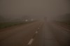 Smoke hangs over Highway 16 westbound to Jasper outside of Edmonton, Alta., on Thursday, July 25, 2024. A Calgary respirologist is advising people to regularly check the outdoor air quality and stay inside as smoke from the Jasper wildfires blows into other parts of Alberta and possibly beyond. THE CANADIAN PRESS/Amber Bracken