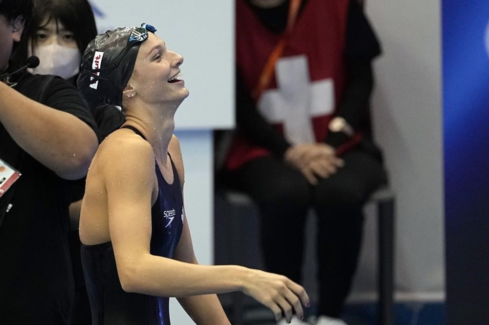 From Summer McIntosh's highly anticipated first swim anticipated to a superstar showdown in men's basketball, here are five things to look out for at the Paris Olympics as competition begins in full on Saturday, July 27. McIntosh reacts after winning the women's 400-metre individual medley at the World Swimming Championships in Fukuoka, Japan, Sunday, July 30, 2023. THE CANADIAN PRESS/AP/David J. Phillip