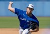 Toronto Blue Jays Nate Pearson throws during spring training in Dunedin, Fla. on Wednesday, Feb. 21, 2024. The Toronto Blue Jays traded Pearson to the Chicago Cubs for prospects Josh Rivera and Yohendrick Pinango on Saturday.THE CANADIAN PRESS/Frank Gunn