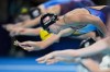 Katie Ledecky, of the United States, competes in the women's 400-meter freestyle finalat the 2024 Summer Olympics, Saturday, July 27, 2024, in Nanterre, France. (AP Photo/Ashley Landis)