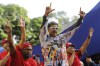 Venezuelan President Nicolas Maduro, who is seeking a third term, attends a campaign rally in Caracas, Venezuela, July 16, 2024. (AP Photo/Cristian Hernandez)