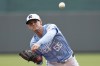Kansas City Royals pitcher Cole Ragans delivers from the mound during the first inning of a baseball game against the Chicago Cubs in Kansas City, Mo., Sunday, July 28, 2024. (AP Photo/Colin E. Braley)