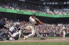 San Francisco Giants' Matt Chapman hits an RBI single against the Colorado Rockies in the sixth inning of a baseball game in San Francisco, Sunday, July 28, 2024. (AP Photo/Kavin Mistry)
