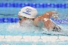 Anastasia Gorbenko, of Israel, competes during a heat in the women's 400-meter individual medley at the 2024 Summer Olympics, Monday, July 29, 2024, in Nanterre, France. (AP Photo/Martin Meissner)