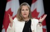 Finance Minister Chrystia Freeland speaks during a news conference in Ottawa, Tuesday, June 18, 2024. THE CANADIAN PRESS/Adrian Wyld