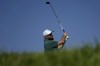 Shane Lowry, of Ireland, hits from the seventh tee during a practice round for the men's golf event at the 2024 Summer Olympics, Tuesday, July 30, 2024, at Le Golf National in Saint-Quentin-en-Yvelines, France. (AP Photo/Matt York)