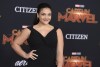 FILE - American gymnast Laurie Hernandez arrives at the world premiere of 