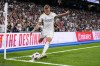 FILE - Real Madrid's Toni Kroos kicks the ball during a Spanish La Liga soccer match between Real Madrid and Betis at the Santiago Bernabeu stadium in Madrid, Spain, Saturday, May 25, 2024. Toni Kroos has been voted Germany’s player of the year for 2023/24 while Xabi Alonso won the coach’s accolade for leading Bayer Leverkusen to the Bundesliga title. (AP Photo/Manu Fernandez, File)