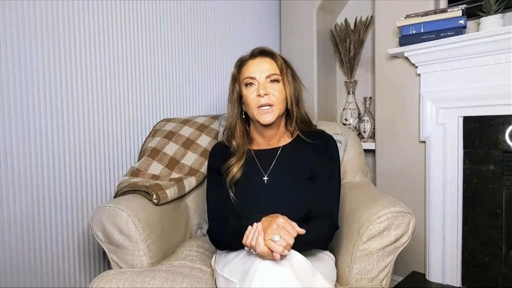 In this image from video, former Rep. Susan Molinari of N.Y., speaks from Sarasota, Fla., during the Democratic National Convention, Aug. 17, 2020. Vice President Kamala Harris' campaign is launching