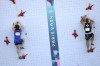 Sam Watson of the United States, left, and Yaroslav Tkach of Ukraine compete in the men's speed, qualification seeding, during the sport climbing competition at the 2024 Summer Olympics, Tuesday, Aug. 6, 2024, in Le Bourget, France. (AP Photo/Tsvangirayi Mukwazhi)