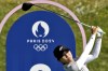 Lydia Ko, of New Zealand, hits from the third tee during a practice round for the women's golf event at the 2024 Summer Olympics, Tuesday, Aug. 6, 2024, at Le Golf National in Saint-Quentin-en-Yvelines, France. (AP Photo/Matt York)