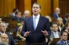 Conservative House Leader Andrew Scheer says Canadians have a right to know how a man charged with committing a terrorism offence for ISIS abroad evaded Canada's screening process to immigrate here and become a citizen. Scheer asks a question during question period in the House of Commons of Parliament Hill in Ottawa on Thursday, June 6, 2024. THE CANADIAN PRESS/Sean Kilpatrick
