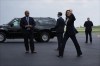 Democratic presidential nominee Vice President Kamala Harris arrives on Air Force Two in Philadelphia, Tuesday, Aug. 6, 2024. (AP Photo/Matt Rourke)