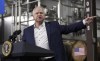 FILE - Gov. Tim Walz, D-Minn., speaks before President Joe Biden at the Earth Rider Brewery, Jan. 25, 2024, in Superior, Wis. (AP Photo/Alex Brandon, File)