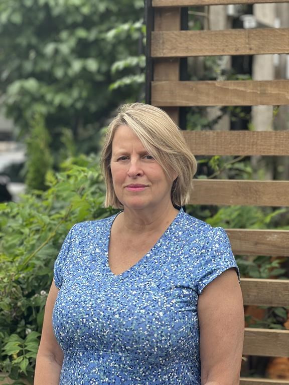 Jane Morrey poses in this undated handout photo. Morrey says Alice Munro's late husband, Gerald Fremlin, targeted her when she was nine years old. She's speaking out now to encourage parents to believe and protect their children when they report abuse. THE CANADIAN PRESS/HO, Elizabeth Giffen *MANDATORY CREDIT*