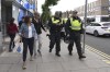 The Canadian government has updated its travel advisory for the United Kingdom amid a rash of ongoing demonstrations. Police are shown on patrol ahead of an anti-immigration protest in North Finchley, London, England, Wednesday, Aug. 7, 2024. THE CANADIAN PRESS/AP-Jordan Pettitt/PA via AP