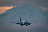 Mount Baker in Washington is seen in the distance as a WestJet Airlines Boeing 737 Max aircraft arrives at Vancouver International Airport in Richmond, B.C., on Jan. 21, 2021. Boeing Canada plans to invest $61 million in British Columbia for an aerospace manufacturing training facility and for research and development. THE CANADIAN PRESS/Darryl Dyck