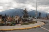 The remains of restaurants and business' in Jasper, Alta., on Friday July 26, 2024. Widespread smoke and less than adequate weather have made battling the Jasper wildfire all the more challenging for firefighters, according to Alberta’s forestry minister. THE CANADIAN PRESS/Amber Bracken