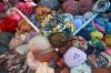 Ruth Bonneville / Free Press
                                Wool and yarn from all over the world are in Lyons’ collection.