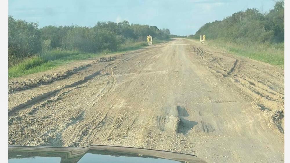 Supplied photo 
A group of residents started a petition to get Provincial Road 234 rebuilt. It runs between Highway 8 and the Matheson Island cable ferry terminal, about 220 kilometres north of Winnipeg.
