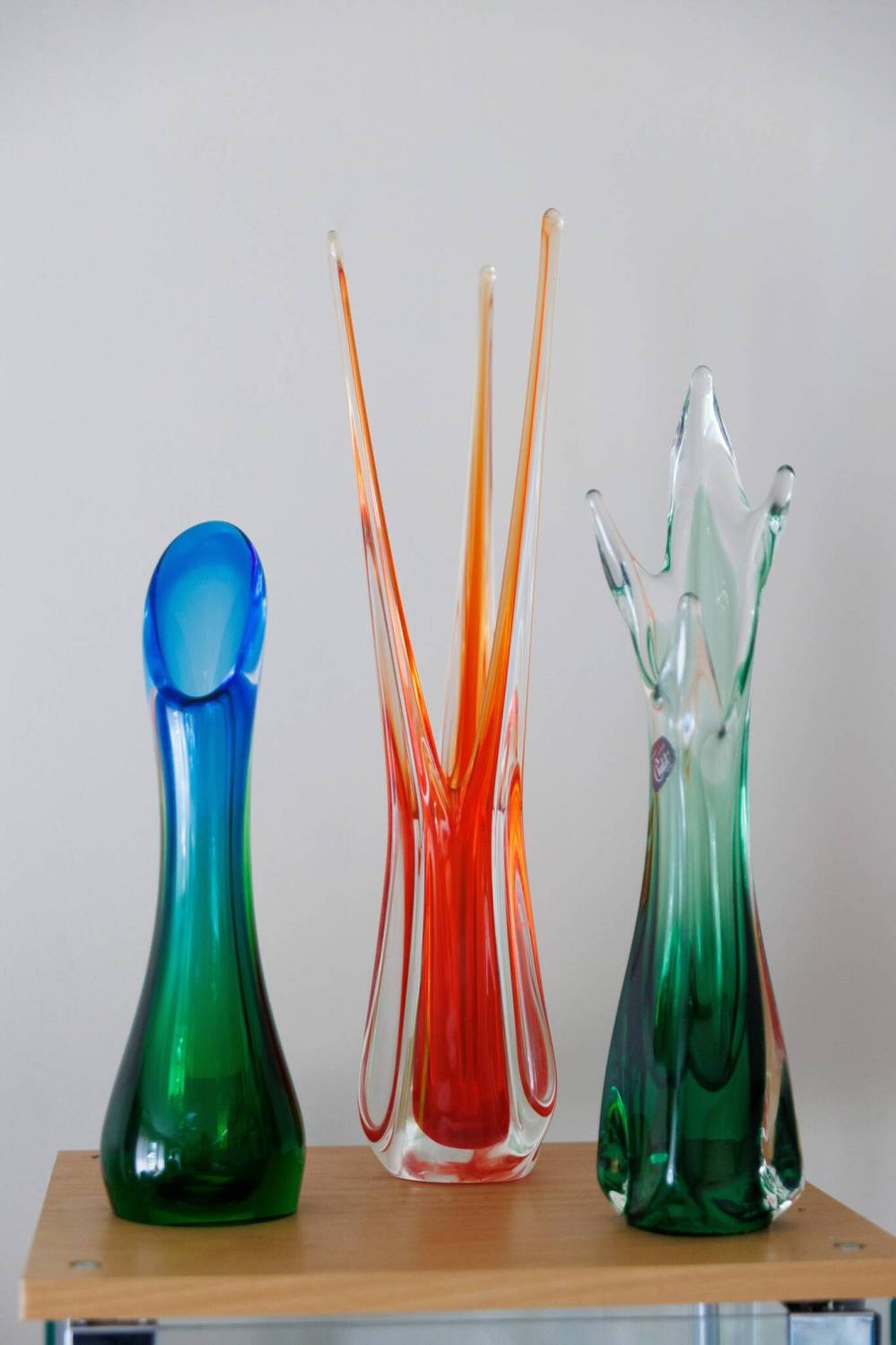 MIKE DEAL / FREE PRESS
Huss says there is obviously a monetary component attached to his chalet glass collection, but for him it’s never been about the investment..