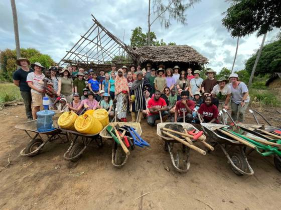 Oak Park High School students have collected $4,500 — enough to buy 43 female goats for widows in Kenya, a country racked by poverty and unrest. (Supplied)
