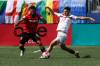 JOHN WOODS / FREE PRESS
                                Valour FC Themi Antonoglou (30) defends against Calvary FC Sergio Camargo (10) in Winnipeg Sunday, July 7, 2024.