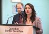 Ruth Bonneville / Free Press Files
                                Rechie Valdez, the federal minister of small business, visited Winnipeg to announce changes to a national dental plan.