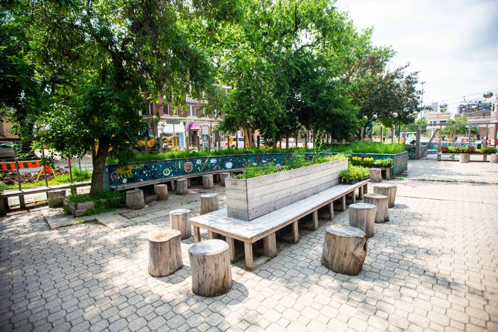 MIKAELA MACKENZIE / FREE PRESS Files
The existing courtyard of the Gas Station Arts Centre.