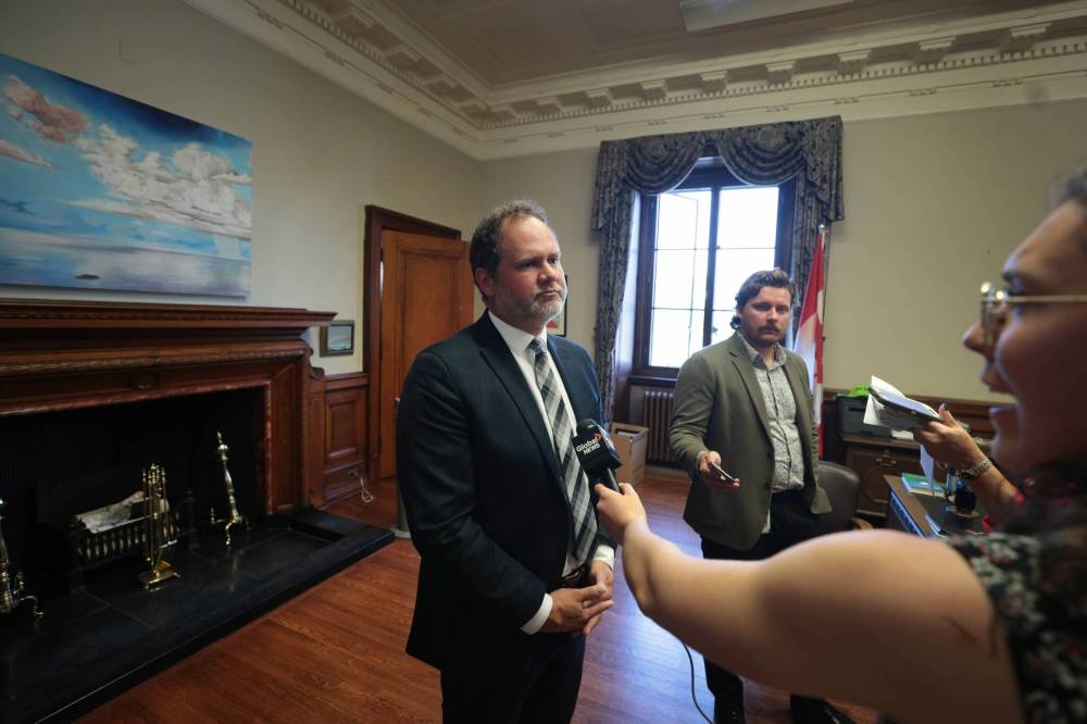 Ruth Bonneville / Free Press
Justice Minister Matt Wiebe Wiebe said there wasn’t sufficient evidence for a conviction against the passenger.