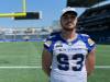 Taylor Allen / Free Press
                                Owen Hubert has appeared in three games for the Bombers this season but will get his first start against the Stampeders.