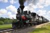 SUPPLIED
                                The No. 3 is in the shop for maintenance, replaced this year by a vintage diesel locomotive.