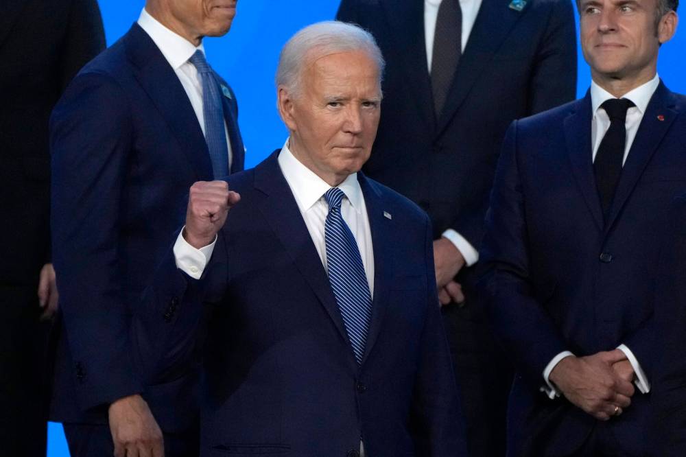 Mark Schiefelbein / The Associated Press Files
U.S. President Joe Biden flubbed some crucial lines during this week’s Washington-hosted NATO summit.