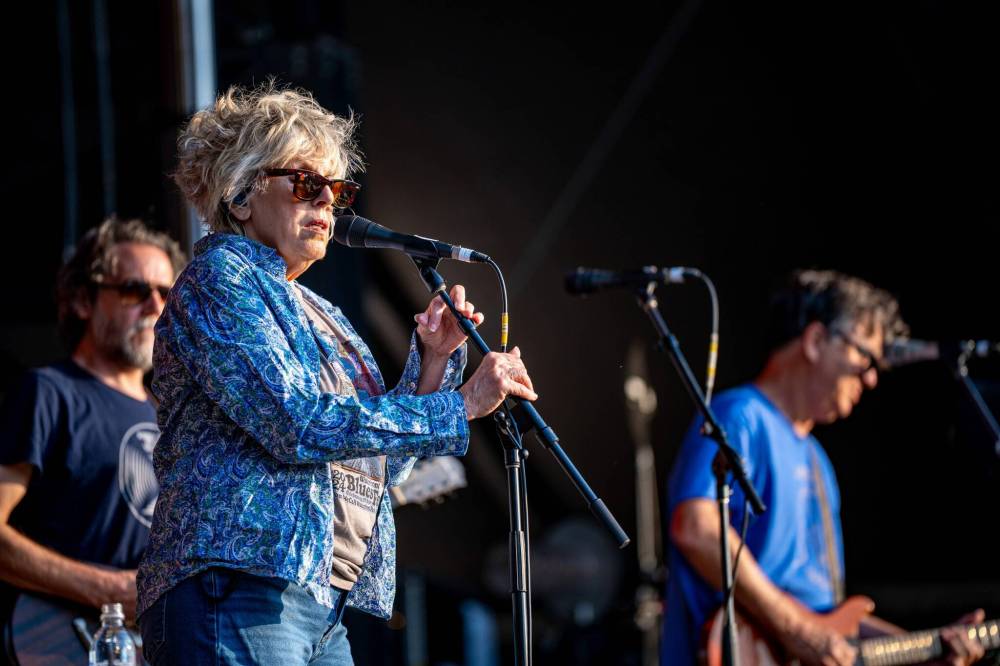 NIC ADAM / FREE PRESS
Lucinda Williams performs at the 49th edition of the Winnipeg Folk Festival Thursday night.