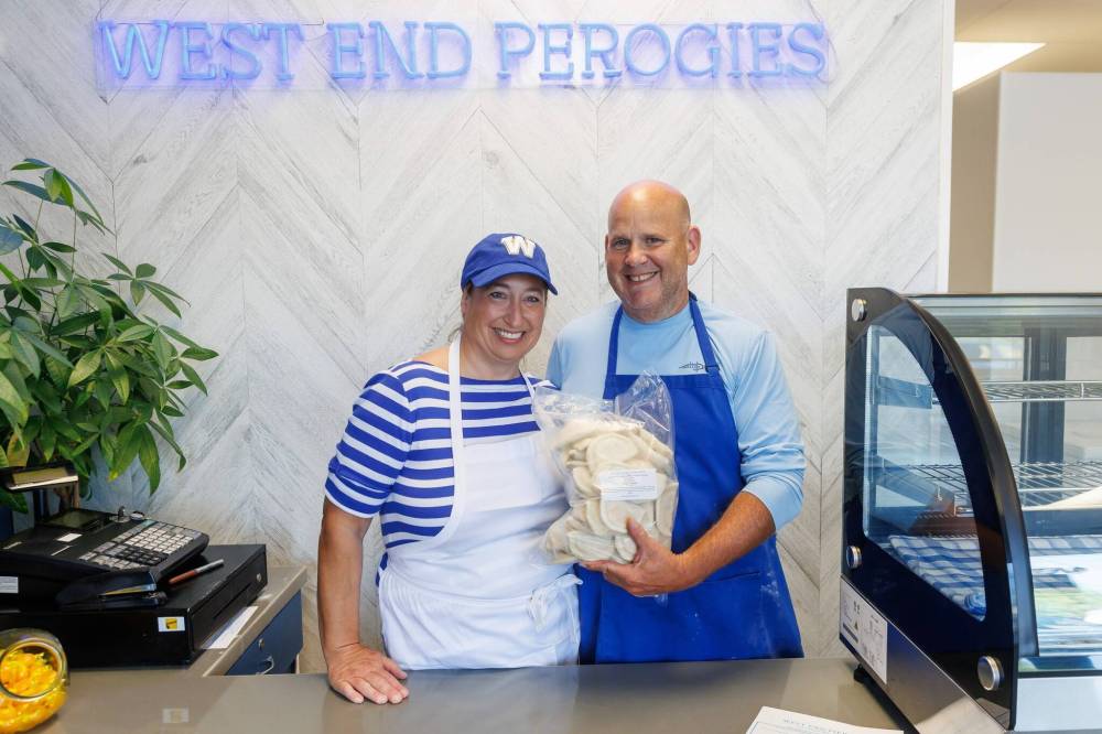 MIKE DEAL / FREE PRESS
Lorraine and David Pfeffer are the married couple behind West End Pierogies on Cavalier Drive.