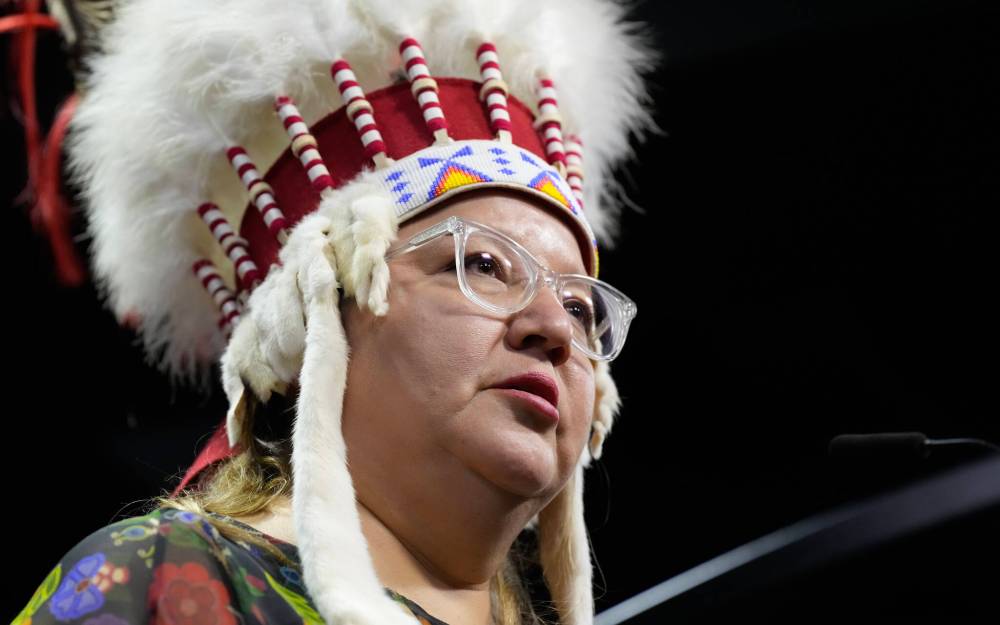 THE CANADIAN PRESS FILES/Adrian Wyld
National Chief of the Assembly of First Nations Cindy Woodhouse Nepinak met with Lt.-Gov. Anita Neville, Wednesday.