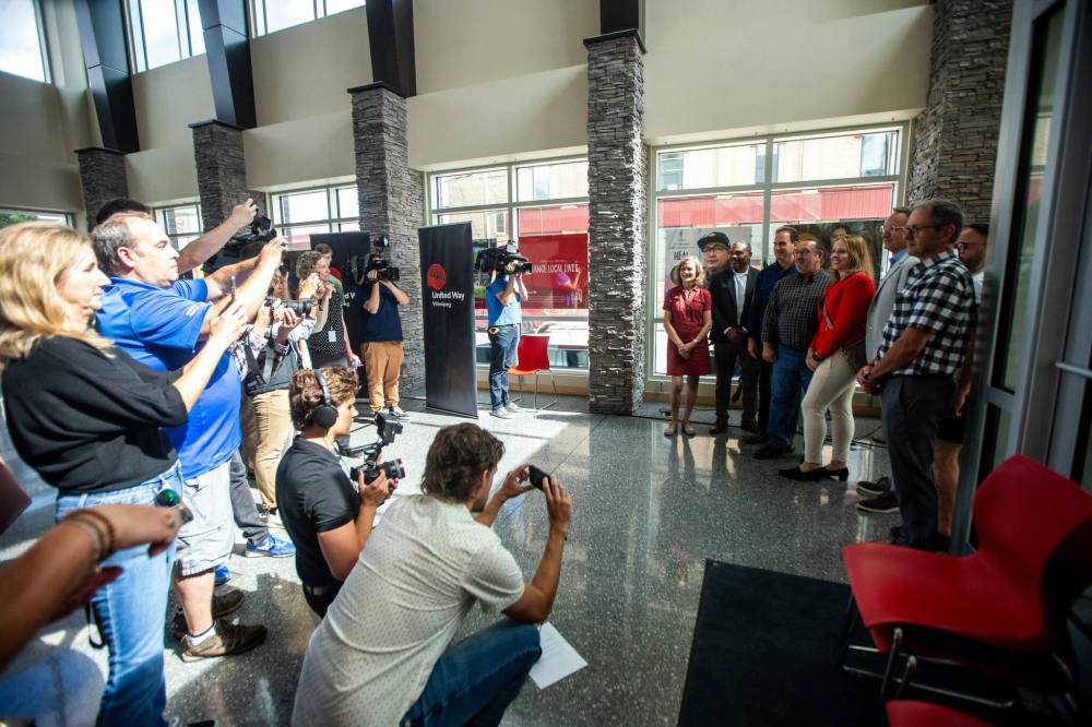 MIKAELA MACKENZIE / FREE PRESS
                                Roughly 20,000 fans attended the Whiteout Street Parties and Hargrave Market Street Party in the Plaza. Half of the proceeds from the $10 tickets that were sold have been reinvested back into the community.