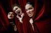 JOHN WOODS / FREE PRESS
                                From left: Katie-Rose Connors, Bella Ciccone and Paulina Pino Rubio star in Cabaret of Murder.