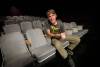 JOHN WOODS / FREE PRESS
                                New York’s Martin Dockery sits post-show at Prairie Theatre Exchange, where he’s presenting The Stakeout during fringe.