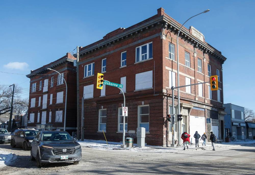 JOHN WOODS / FREE PRESS FILES
The Rubin Block at 270 Morley Ave. was one of the buildings targeted in a previous city lawsuit over vacant properties. The lawsuit against the building’s now-former owner was filed in February.