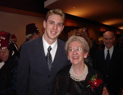 Supplied 

Doris at the Shriners Ball with grandson Wesley and Doris’s brother Freddie.