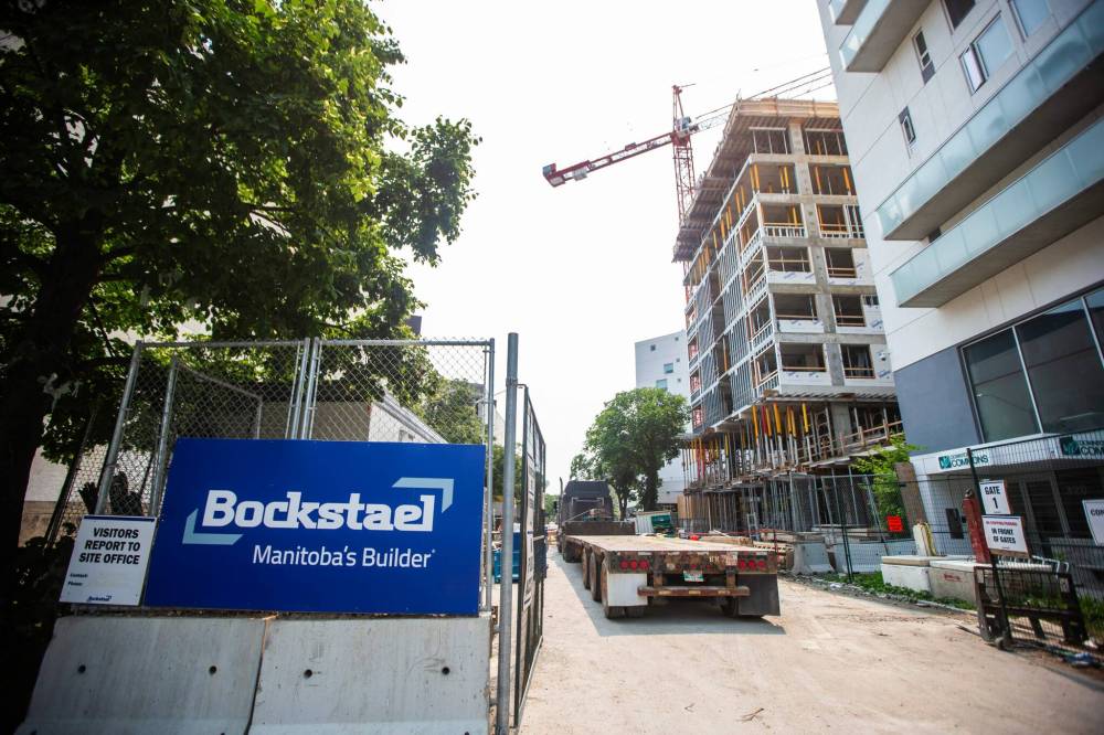 MIKAELA MACKENZIE / FREE PRESS
Bockstael currently has 25 construction projects on the go, with another 15 in the pre-construction phase.