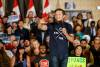 JOHN WOODS / FREE PRESS
                                Pierre Poilievre, leader of the federal PC party, speaks at an Axe The Tax rally at the Club Regent Casino hotel Sunday, July 28, 2024. Reporter: aaron