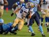 FRANK GUNN / THE CANADIAN PRESS
                                Bombers receiver Drew Wolitarsky loses the ball Saturday after taking a hit against the Toronto Argonauts.